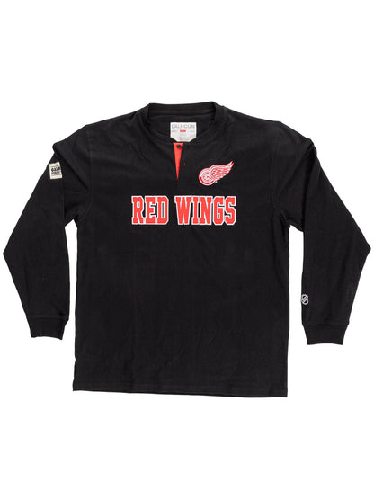 NHL Detroit Red Wings Long Sleeve Henley - www.Shopthatapp.com #