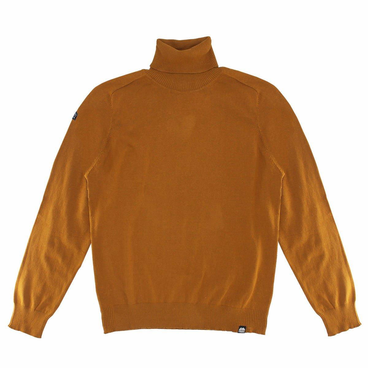 NORTHERN TREK PURIST TURTLE NECK SWEATER-Men’s clothing-www.Shopthatapp.com-Size:XXL-Color:Cognac-Fashion Hub Club