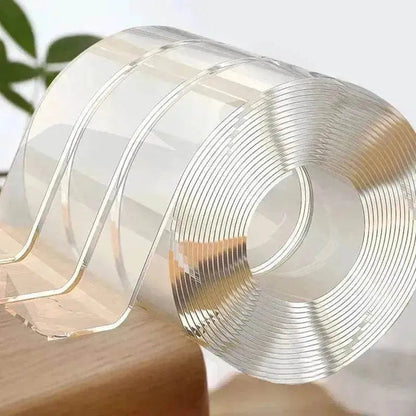 Nano Seamless Transparent Stick Double Sided Self Adhesive Tape - www.Shopthatapp.com #