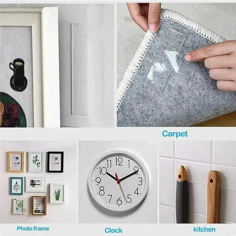 Nano Seamless Transparent Stick Double Sided Self Adhesive Tape - www.Shopthatapp.com #