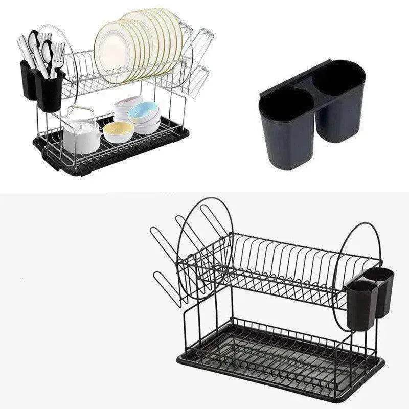 Narrow Simple Style Bowl And Dishes Drying And Draining Storage Rack - www.Shopthatapp.com