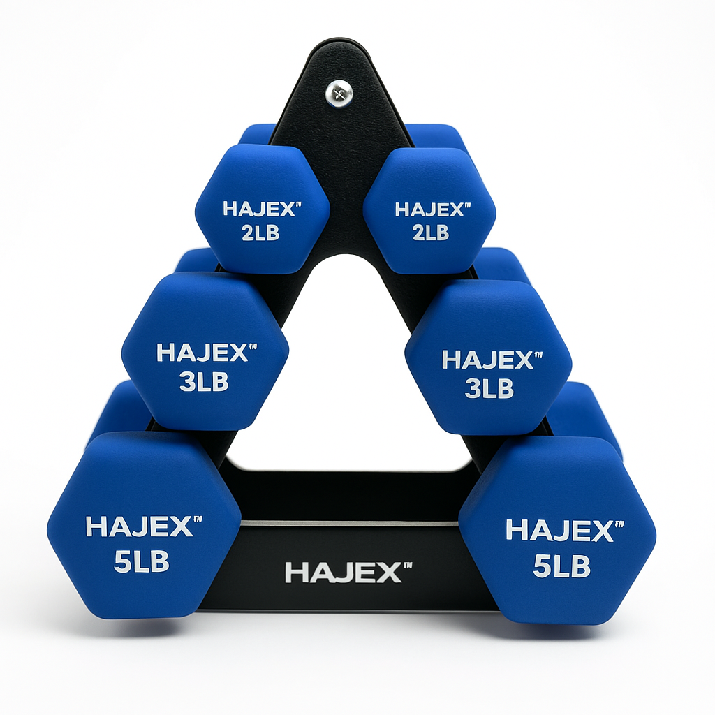 Neoprene Dumbbells Pairs & Sets With Rack - www.Shopthatapp.com #