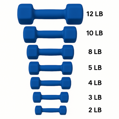 Neoprene Dumbbells Pairs & Sets With Rack - www.Shopthatapp.com #