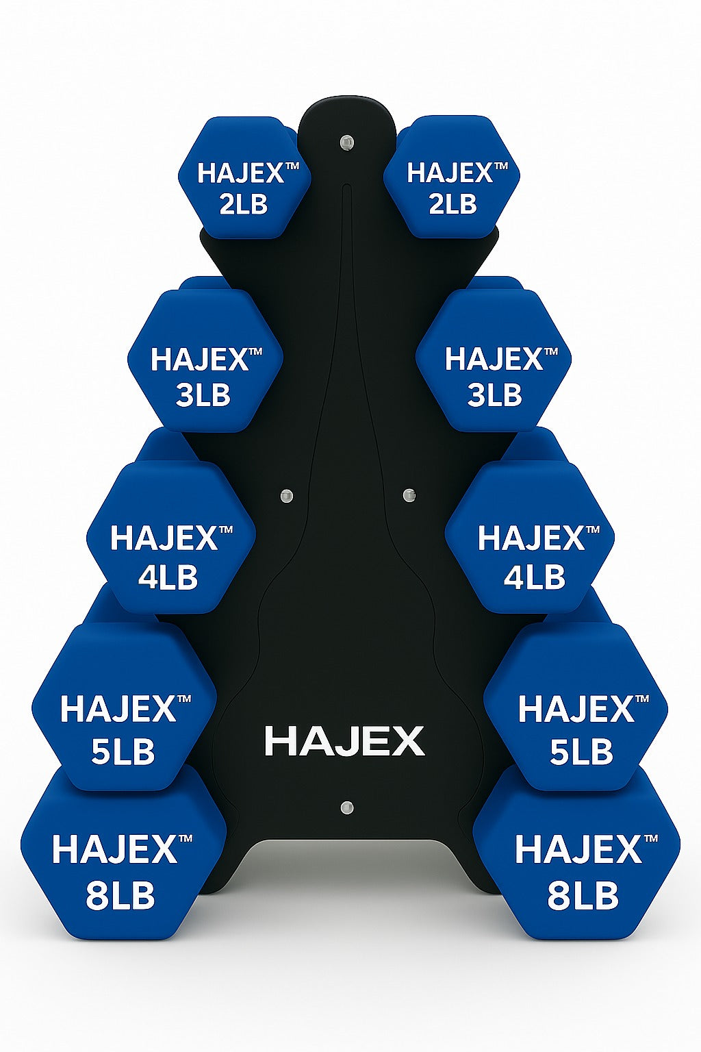 Neoprene Dumbbells Pairs & Sets With Rack - www.Shopthatapp.com #