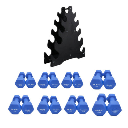 Neoprene Dumbbells Pairs & Sets With Rack - www.Shopthatapp.com #