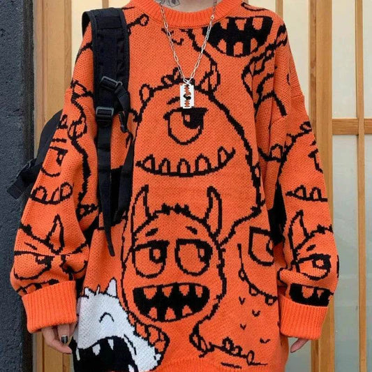 New Autumn Winter Thick woolen Oversized Pullover sweater Unisex - www.Shopthatapp.com #