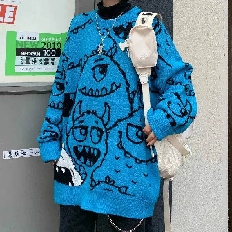 New Autumn Winter Thick woolen Oversized Pullover sweater Unisex - www.Shopthatapp.com #