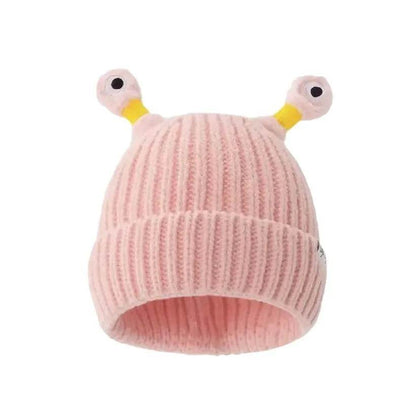 New Cute Luminous Fall Winter Warm Ear Protection Wool Cartoon All-matching Knitted Beanie Hat - www.Shopthatapp.com #