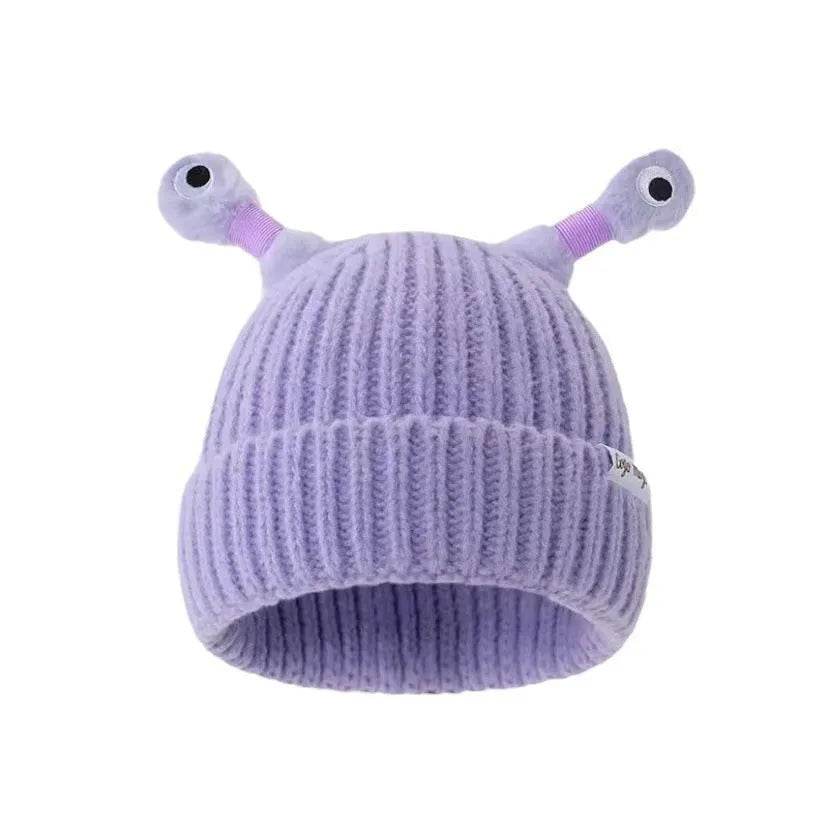 New Cute Luminous Fall Winter Warm Ear Protection Wool Cartoon All-matching Knitted Beanie Hat - www.Shopthatapp.com #