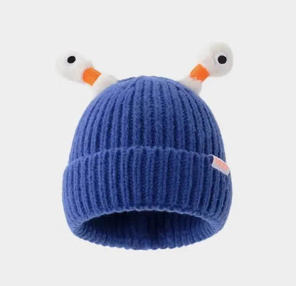 New Cute Luminous Fall Winter Warm Ear Protection Wool Cartoon All-matching Knitted Beanie Hat - www.Shopthatapp.com #