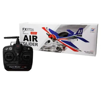 New Fx9706 RC Aircraft: 5-Channel Red Bull Fighter, Foam Fixed Wing Model Toy - www.Shopthatapp.com #