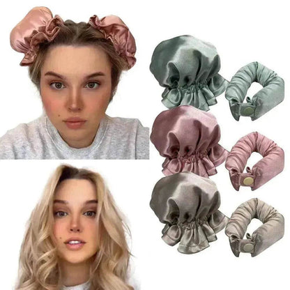New Heatless Curl Stick With Cloth Cover Curler Hair Style Tools Gadgets - www.Shopthatapp.com