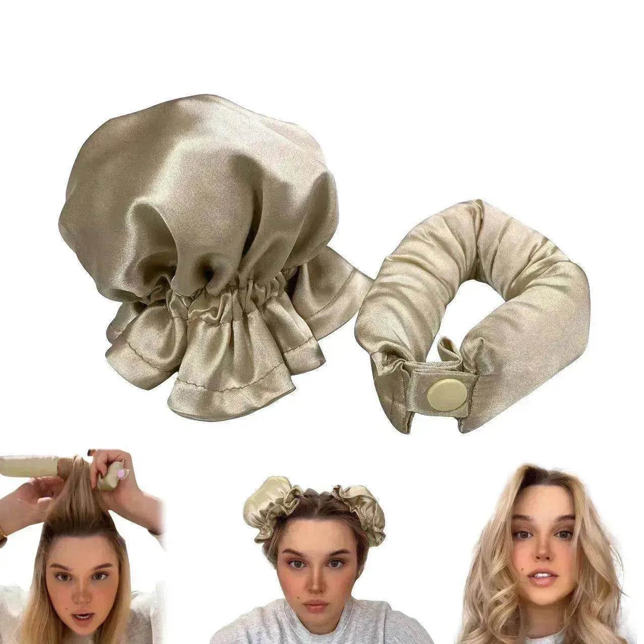 New Heatless Curl Stick With Cloth Cover Curler Hair Style Tools Gadgets - www.Shopthatapp.com