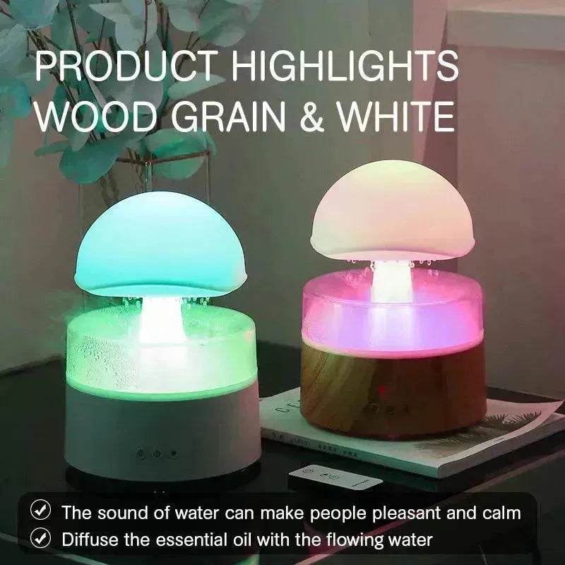 New Rain Cloud Humidifier Aromatherapy Machine Air Humidifier Ultrasonic Aroma Diffuser - www.Shopthatapp.com #