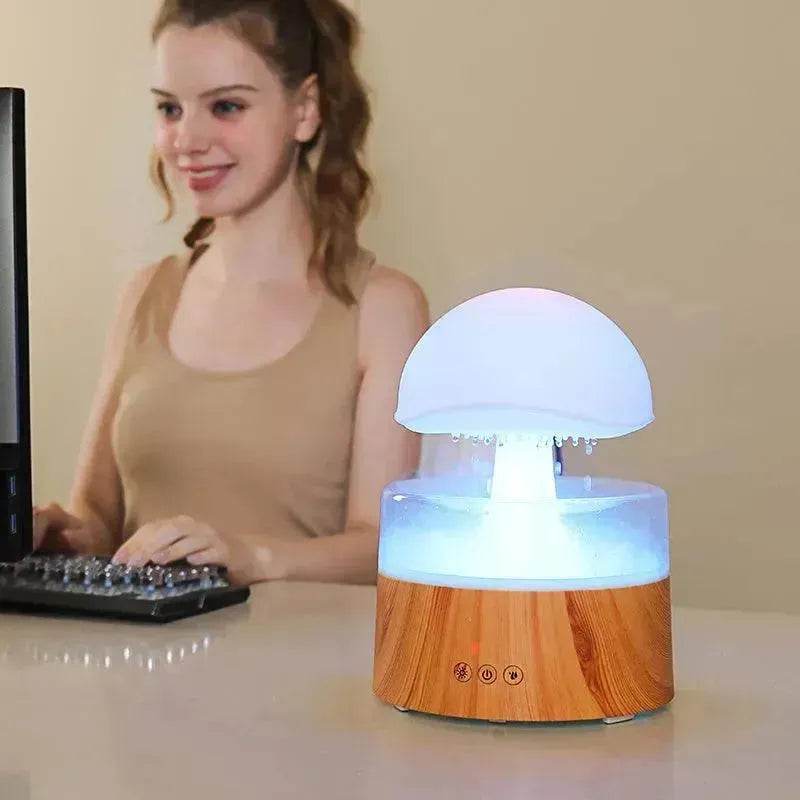 New Rain Cloud Humidifier Aromatherapy Machine Air Humidifier Ultrasonic Aroma Diffuser - www.Shopthatapp.com #