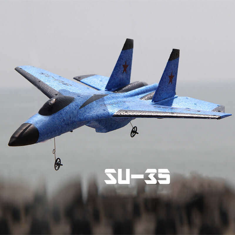 New SU-35 RC Remote Control Airplane 2.4G Remote Control Fighter Hobby Plane Glider Airplane EPP Foam Toys RC Plane Kids Gift - www.Shopthatapp.com #