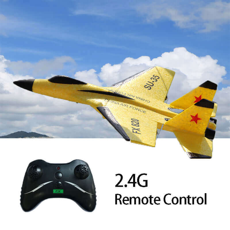 New SU-35 RC Remote Control Airplane 2.4G Remote Control Fighter Hobby Plane Glider Airplane EPP Foam Toys RC Plane Kids Gift - www.Shopthatapp.com #