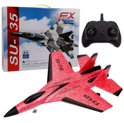 New SU-35 RC Remote Control Airplane 2.4G Remote Control Fighter Hobby Plane Glider Airplane EPP Foam Toys RC Plane Kids Gift - www.Shopthatapp.com #