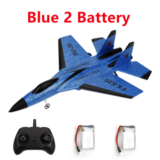 New SU-35 RC Remote Control Airplane 2.4G Remote Control Fighter Hobby Plane Glider Airplane EPP Foam Toys RC Plane Kids Gift - www.Shopthatapp.com #
