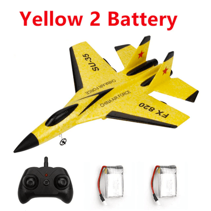 New SU-35 RC Remote Control Airplane 2.4G Remote Control Fighter Hobby Plane Glider Airplane EPP Foam Toys RC Plane Kids Gift - www.Shopthatapp.com #