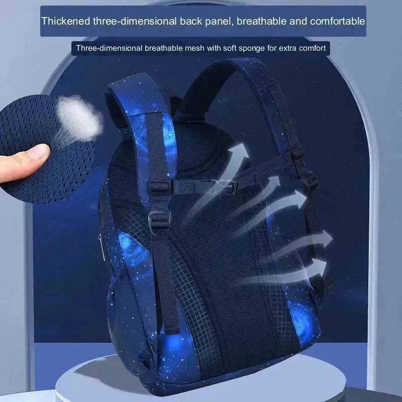 New Schoolbag For Primary School Students Male Side Refrigerator Open Large Capacity Children's Bags Grade - www.Shopthatapp.com #