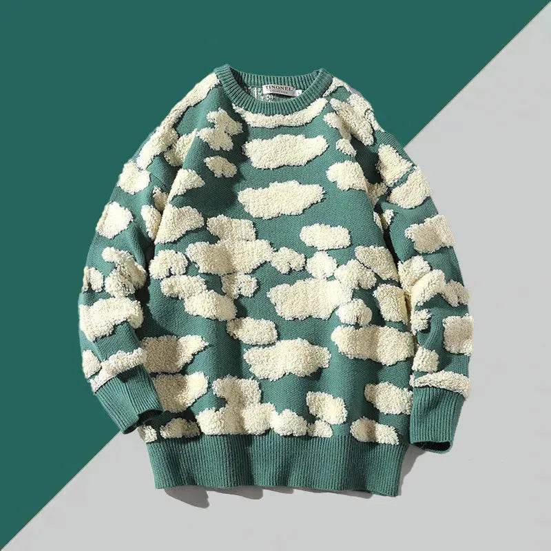 New Trend Autumn Winter Unisex Oversized Woolen Plush Pullover Sweater - www.Shopthatapp.com #