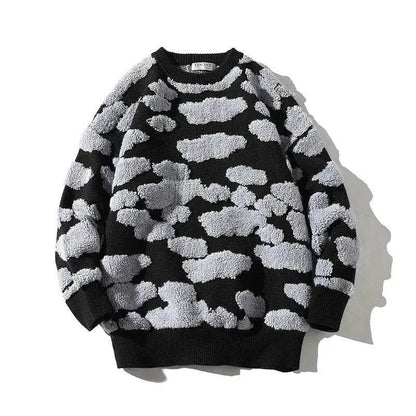 New Trend Autumn Winter Unisex Oversized Woolen Plush Pullover Sweater - www.Shopthatapp.com #