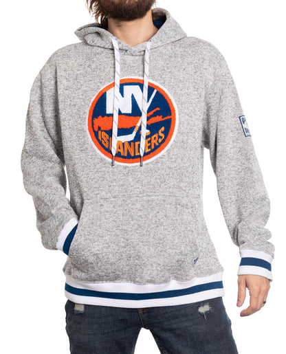 New York Islanders "Muskoka Style" Premium Chenille Woven Logo Hoodie - www.Shopthatapp.com #