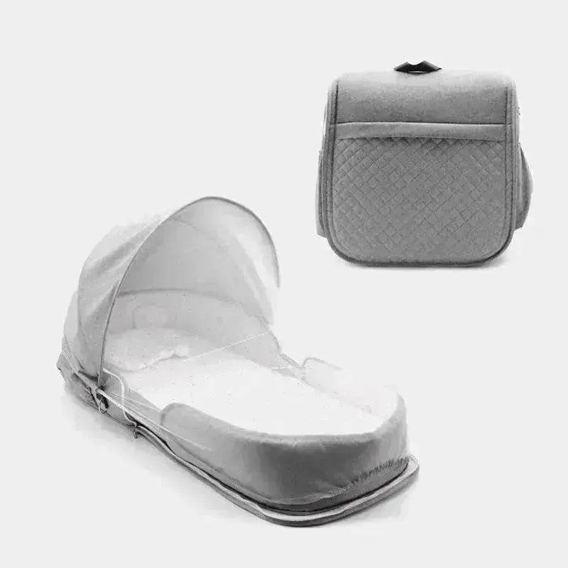 Newborn Baby Crib Foldable And Portable Mobile Backpack - www.Shopthatapp.com