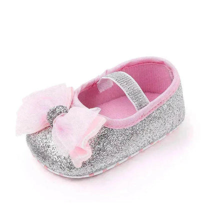 Newborn Princess Shoes Soft Sole Bow Baby Shoes - www.Shopthatapp.com