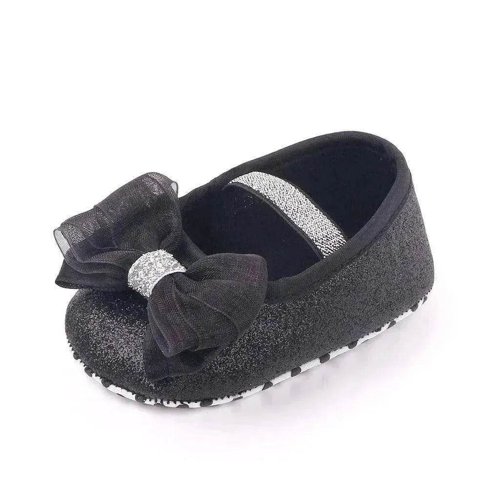 Newborn Princess Shoes Soft Sole Bow Baby Shoes - www.Shopthatapp.com