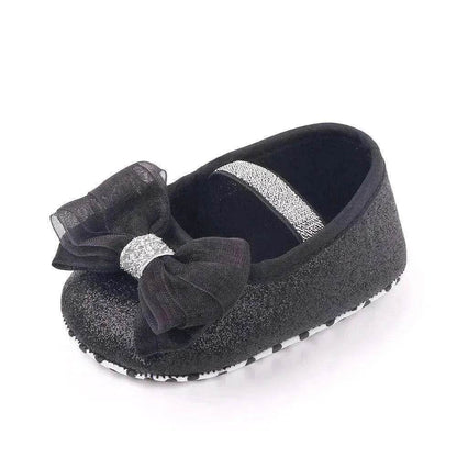 Newborn Princess Shoes Soft Sole Bow Baby Shoes - www.Shopthatapp.com