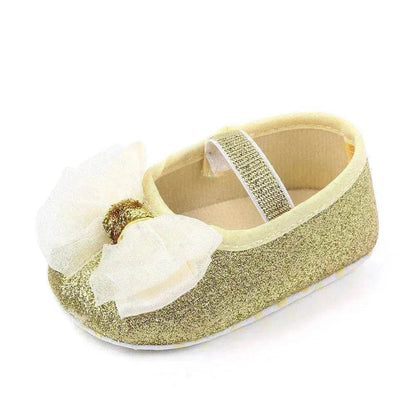 Newborn Princess Shoes Soft Sole Bow Baby Shoes - www.Shopthatapp.com