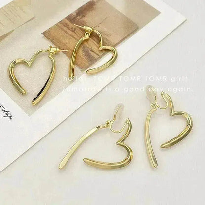 Niche Design Dual-wear Mosquito Coil Ear Clip Female Non-piercing Earrings