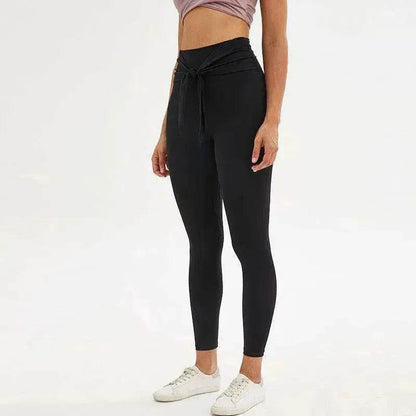 Nine-point legging yoga pants with straps - www.Shopthatapp.com #