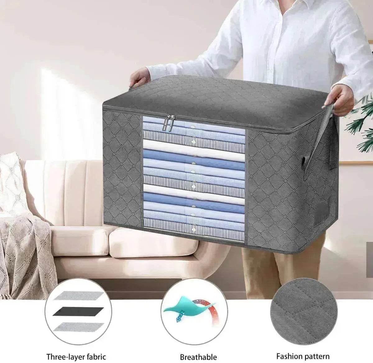 Non Woven Storage Bag With Reinforced Handle - www.Shopthatapp.com