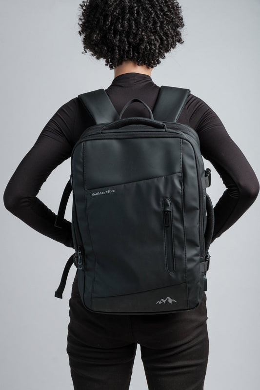 "Voyager" Expandable Backpack 26L / 38L with Built-in Rain Coat - www.Shopthatapp.com