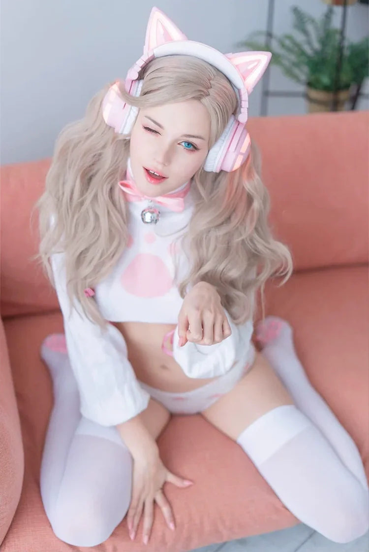 100D Knee Stockings with 3D Cute Cat Paw Paddings Anime Style Velvet Stockings - www.Shopthatapp.com