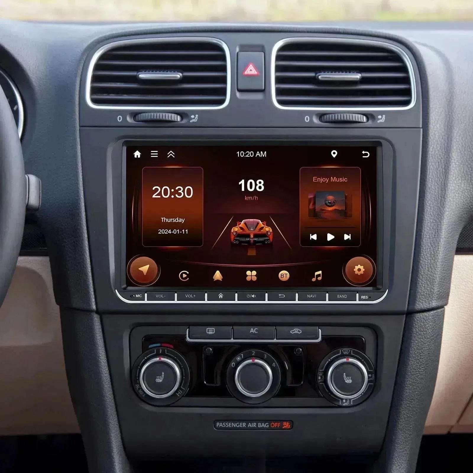 Smart All-in-one car Navigation player 2 64 Central Car Control, GPS, Phone-mirror link, Music Player, Rear View Camera, Global Weather Display, FM/RDS Radio, Driving Recorder Built-in wifi Connection - www.Shopthatapp.com