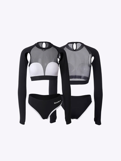 Anime Style The Beluga Whale Long-sleeved Sports Suit Gymnastics Suit Sexy Active Wear - www.Shopthatapp.com