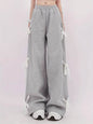 Fashion Bow lace up Oversized Baggy Sweat Pant women - www.Shopthatapp.com