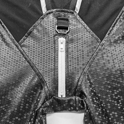 Tactical Anime Girl PU Leather Sheer Mesh Sexy Cosplay Full Bodysuit Costume - www.Shopthatapp.com