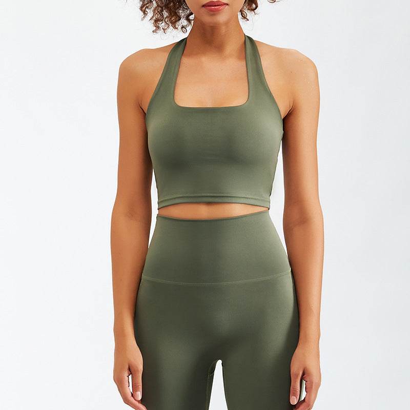 2pcs set Nude Feel Workout Outfit set Gym Clothes for women - www.Shopthatapp.com