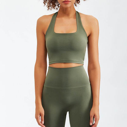 2pcs set Nude Feel Workout Outfit set Gym Clothes for women - www.Shopthatapp.com