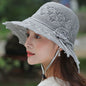 New Summer Outdoor Sunshade UV Protection Wide Brim Crotchet Sun Hat with neck flap for women - www.Shopthatapp.com