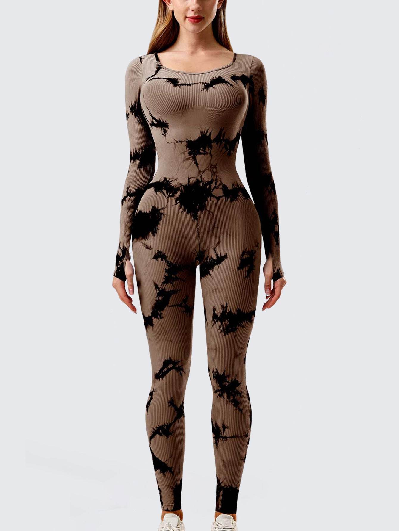 Yoga Jumpsuit & Workout Clothes Slim Thread Long Sleeve Yoga Jumpsuit - www.Shopthatapp.com