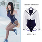 Anime Style JK One Piece Swimsuit with Jacket Spandex Racing Suit Wet Suit - www.Shopthatapp.com