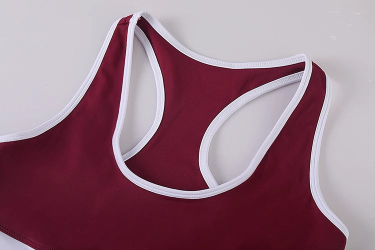 Anime Style 3-Piece Short Gymnastics Uniform Sports Tank Top with Sexy Cutout Shorts - www.Shopthatapp.com