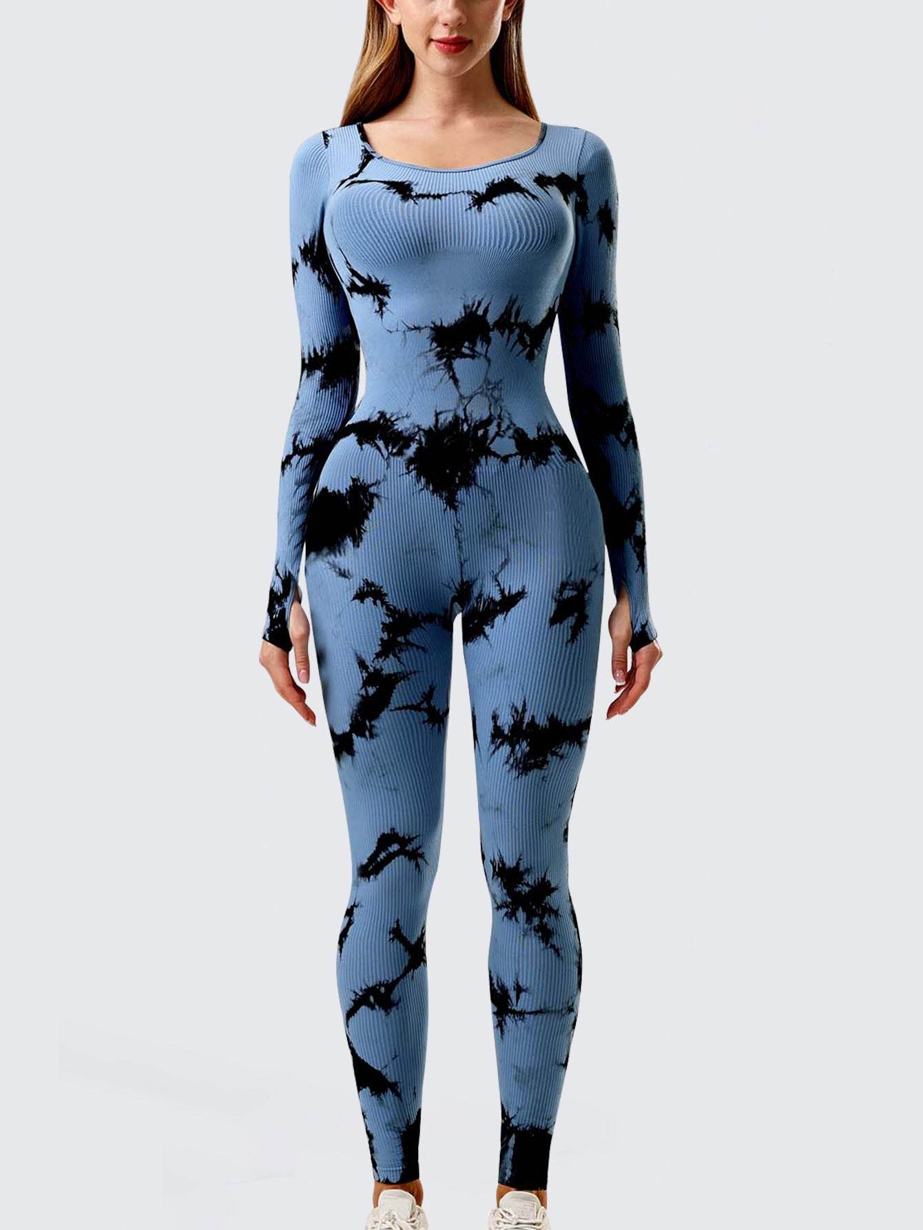 Yoga Jumpsuit & Workout Clothes Slim Thread Long Sleeve Yoga Jumpsuit - www.Shopthatapp.com