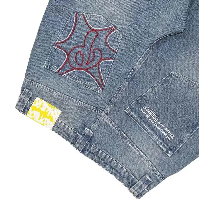New Hip-hop Fashion Baggy Jeans Pant For Men And Women - www.Shopthatapp.com